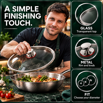 Premium Tempered Glass Lid - TITANOVA®