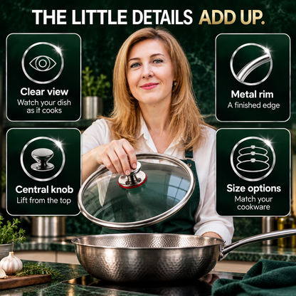Premium Tempered Glass Lid - TITANOVA®