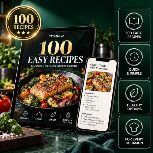 100 Easy Recipes | Digital Cookbook